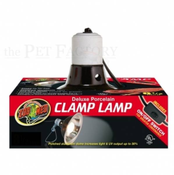 Porcelain Clamp Lamp (max 200w)